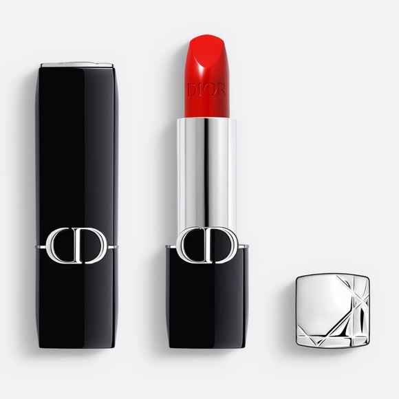 NEW ROUGE DIOR COUTURE LIPSTICK in 999 ICONIC CLASSIC RED(Satin Finish) - Picture 2 of 4